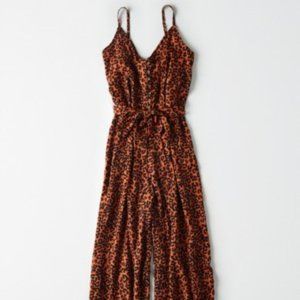 Leopard Print Jumpsuit